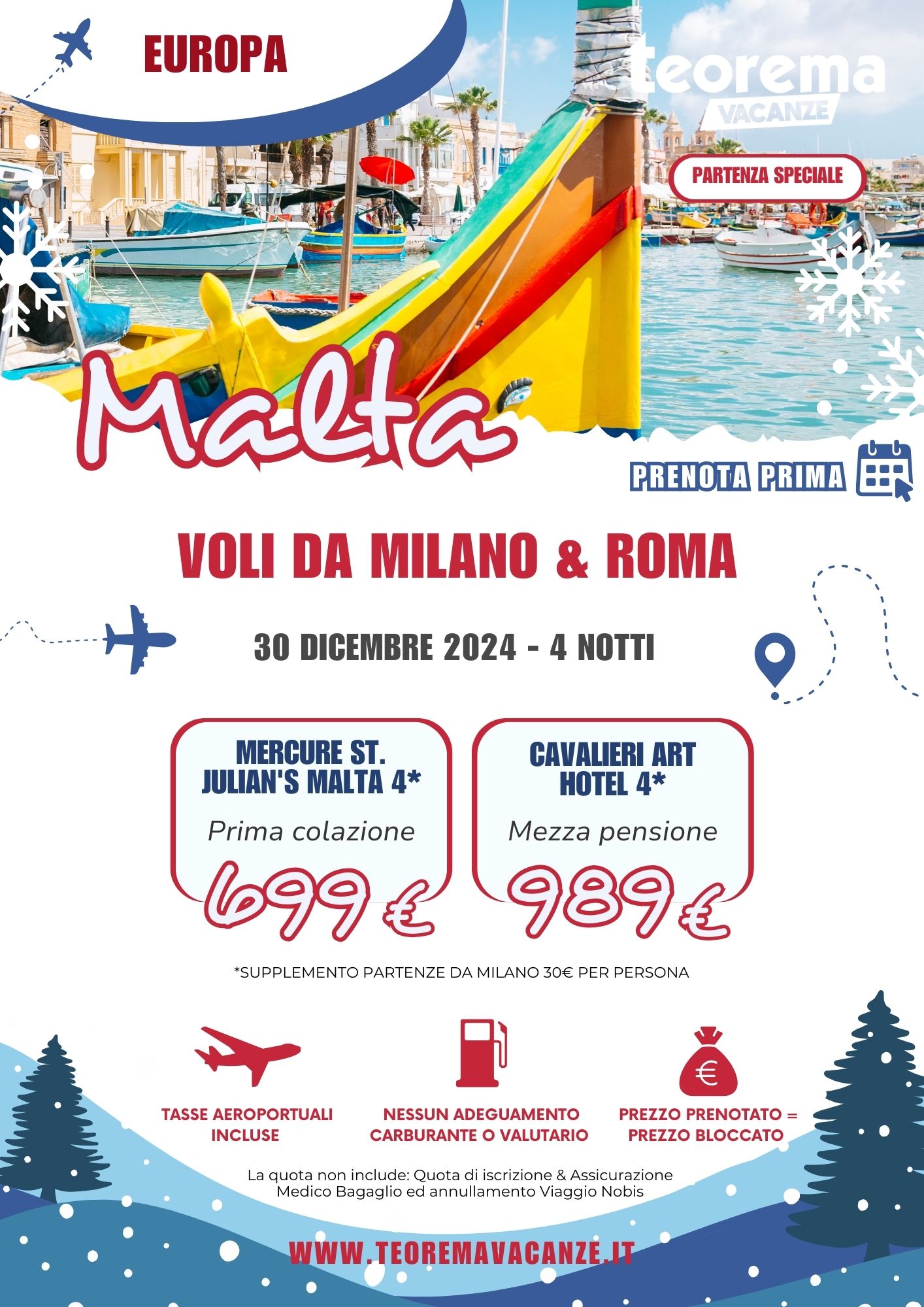 TEOREMA WINTER 2025 - MALTA DA MILANO & ROMA