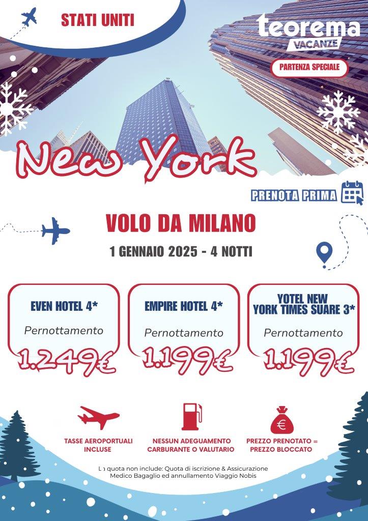 TEOREMA WINTER 2025  - NEW YORK -  EPIFANIA DA MILANO