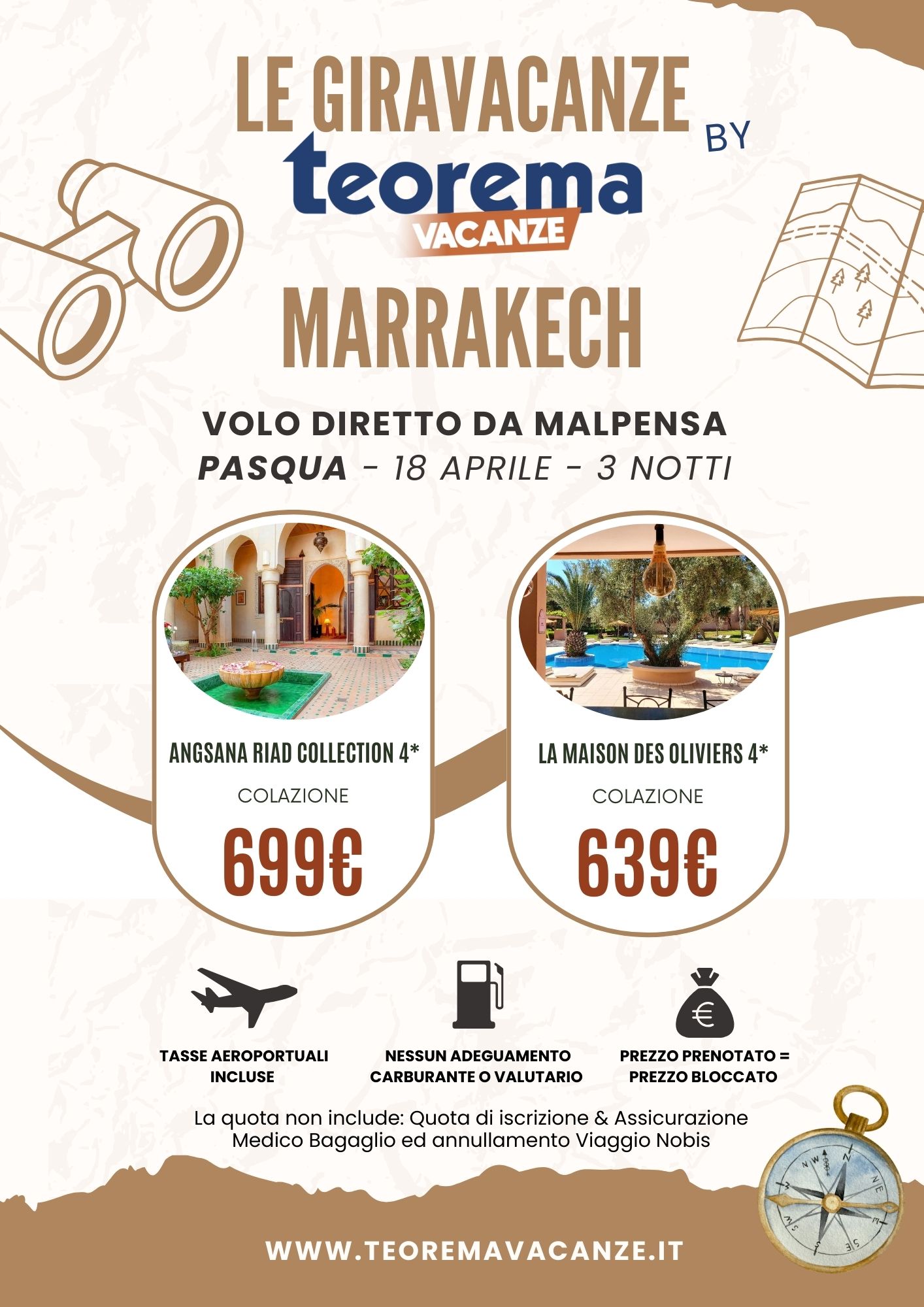 LE GIRAVACANZE -  Pasqua - Marrakech da Milano