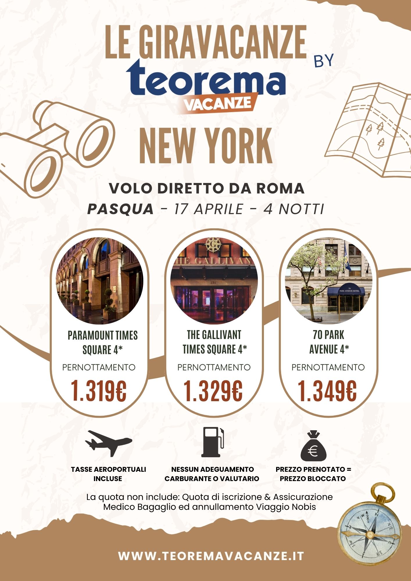 LE GIRAVACANZE - Pasqua - New York da Roma