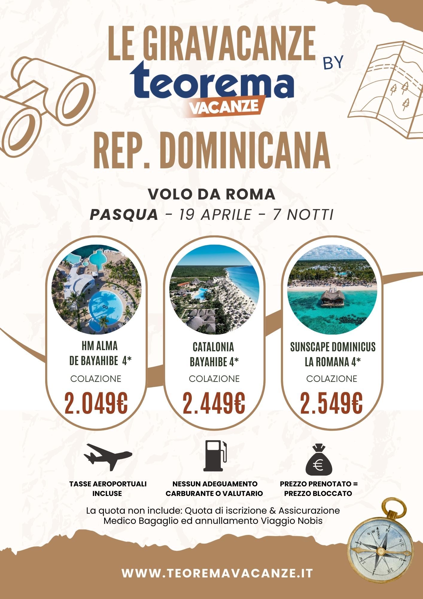 LE GIRAVACANZE - Pasqua -  Repubblica dominicana da Roma